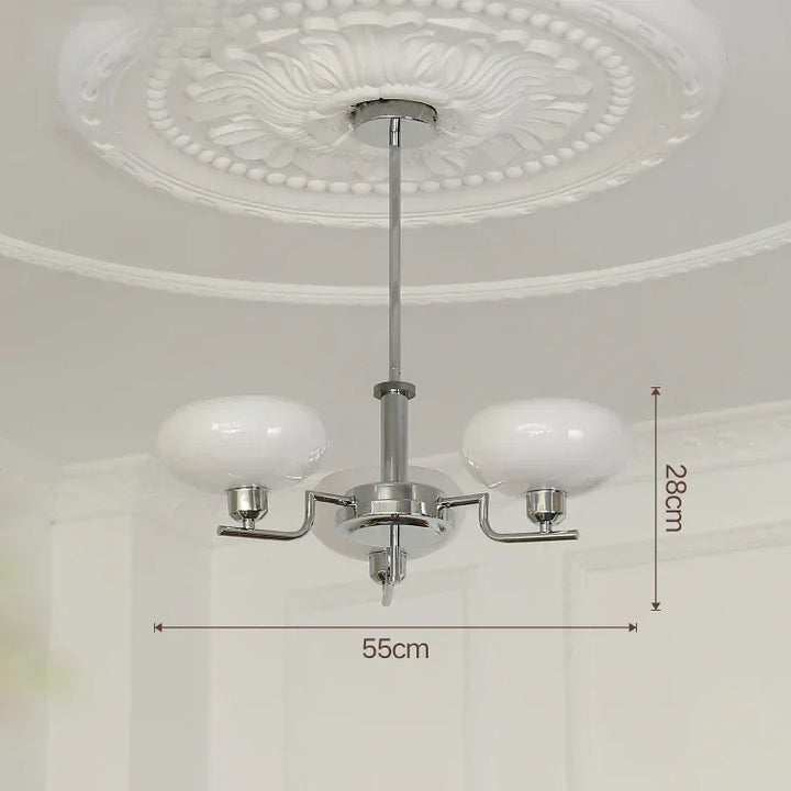 Medieval chandelier with Bauhaus style, featuring elegant details and multiple light fixtures, for home decor.