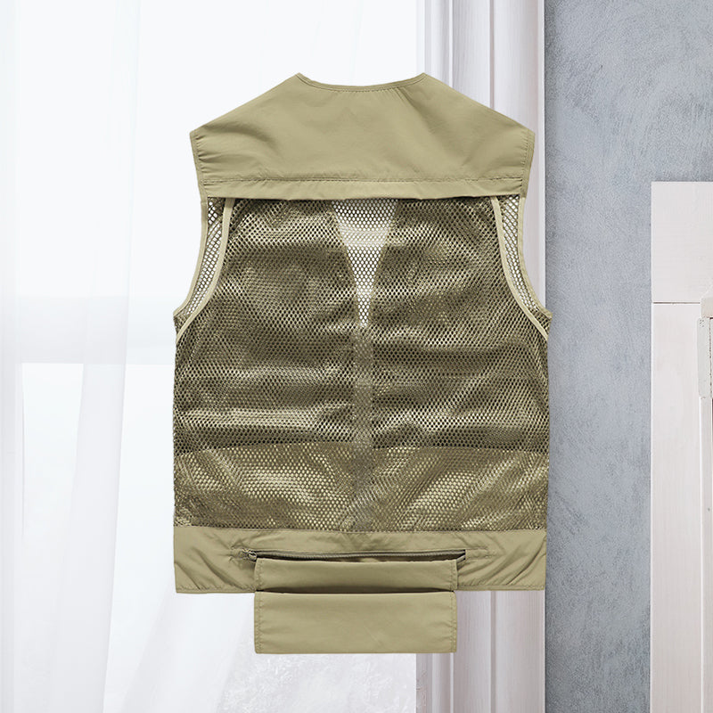 Heavy-duty ActionGuard tactical vest for men, featuring multiple utility pockets & durable design.