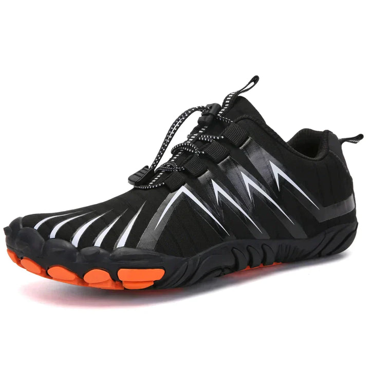 Men's flexible barefoot shoes, minimalist design for natural running, hiking, and daily comfortable wear.