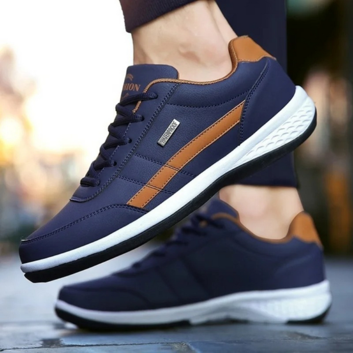 Men's casual sneakers, ideal for an active lifestyle, featuring balance technology & comfort.