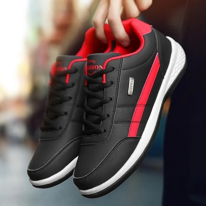 Lace-up men's comfort sneakers, designed for balance and casual everyday wear.