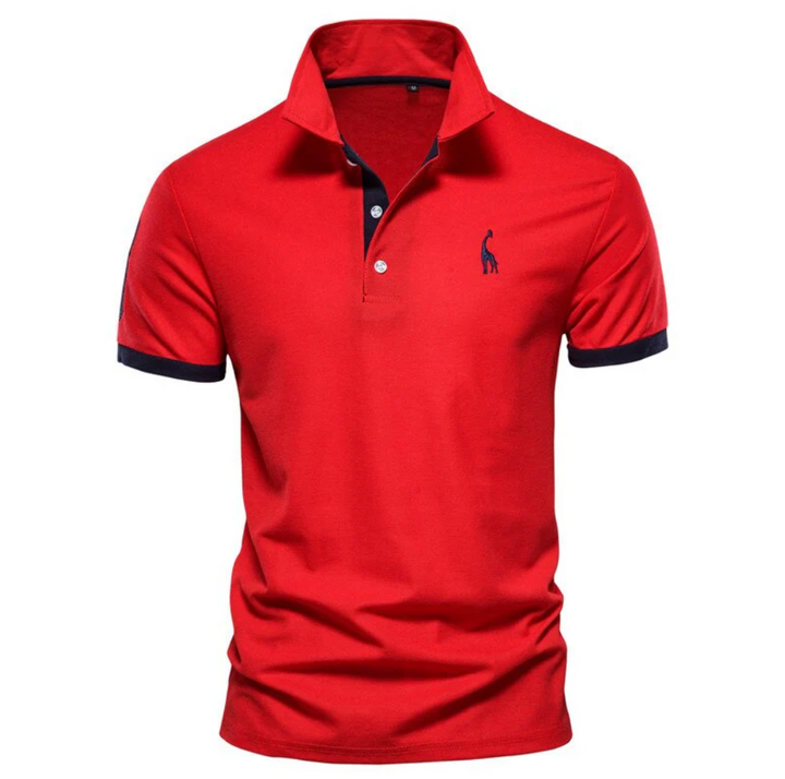 Navy Blue Baron Polo Shirt for men, a timeless design offering a comfortable, classic style.