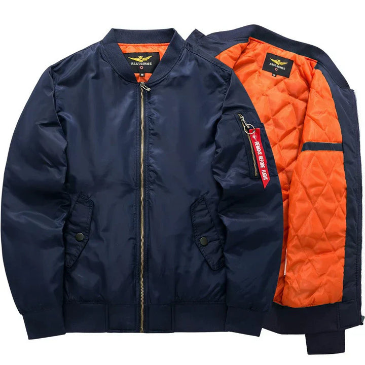 Lightweight men's hooded outdoor jacket, perfect for activewear, travel & all-season comfort. Wind & rain resistant.