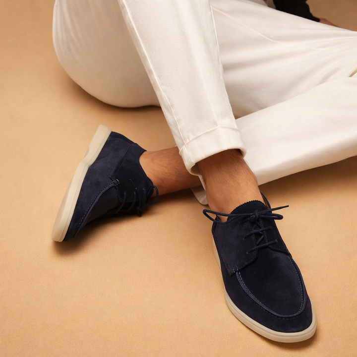 Men's casual lace-up comfort dress shoes, ideal for business casual and everyday wear.