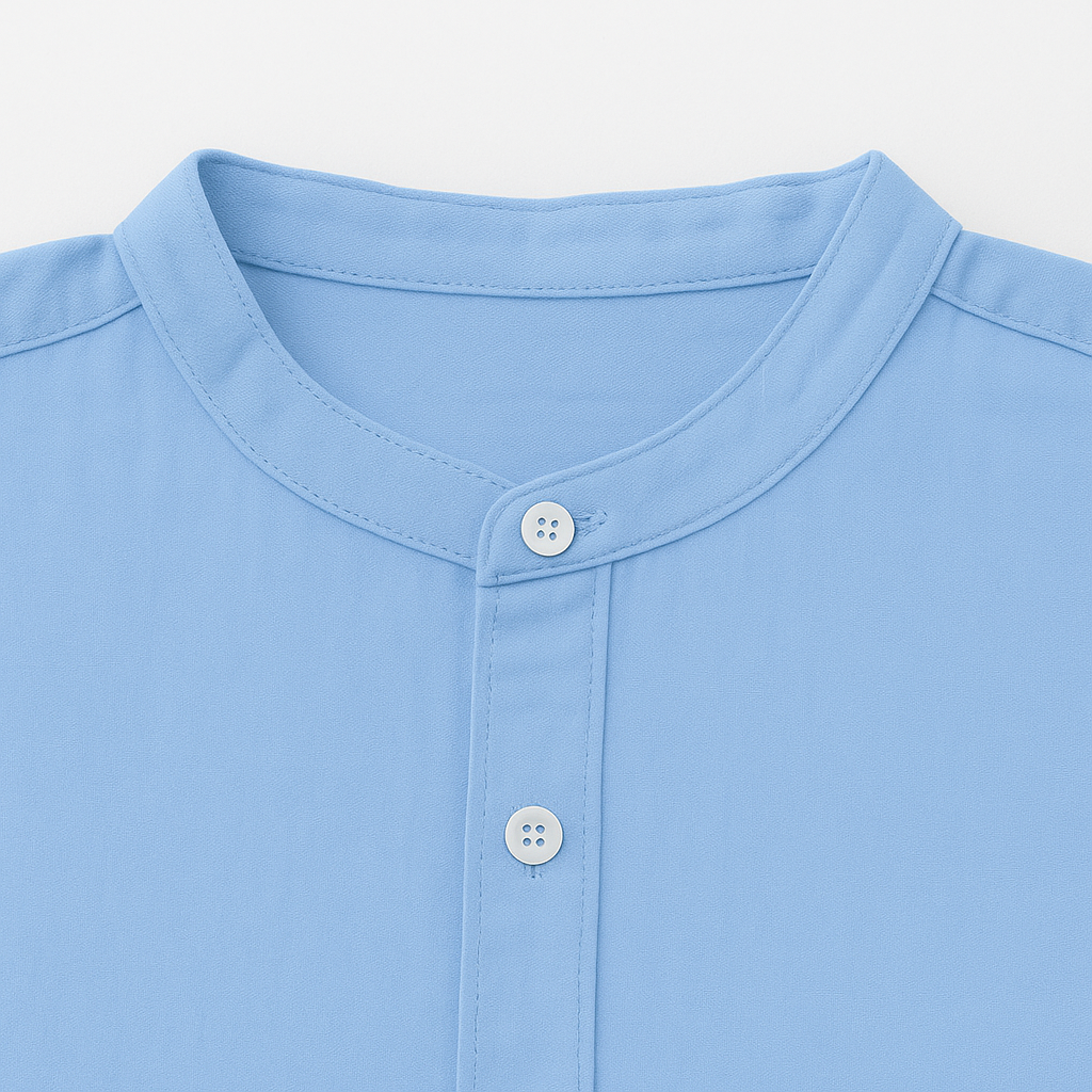 Essential men's casual matching set: shirt and shorts for comfortable summer fashion and holiday wear.