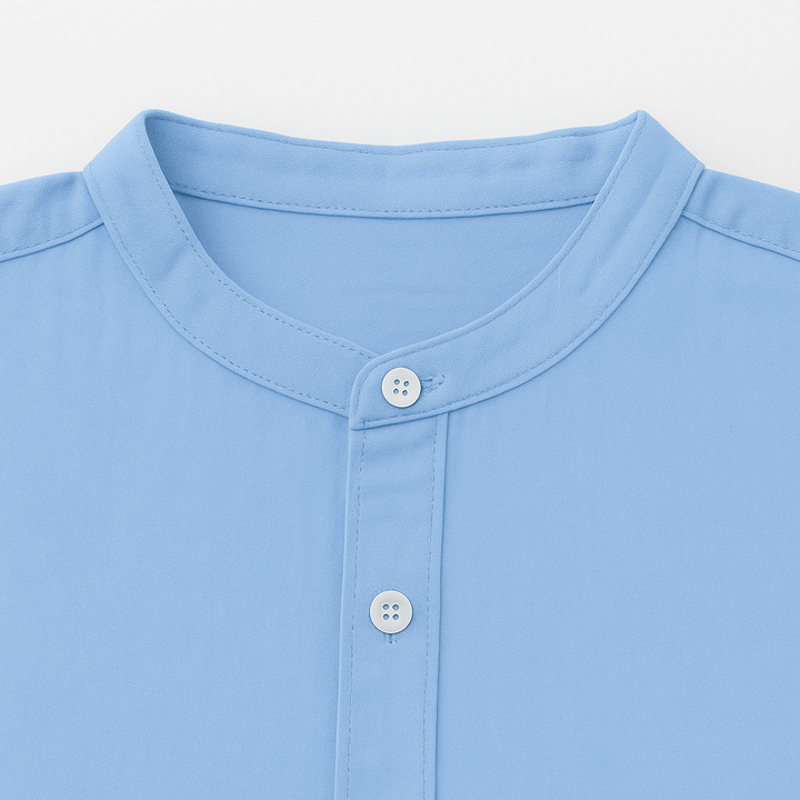 Essential men's casual matching set: shirt and shorts for comfortable summer fashion and holiday wear.