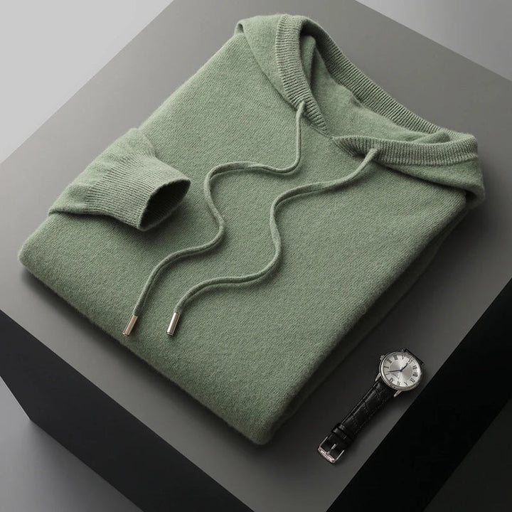 Soft men's hooded sweater, great for everyday wear, loungewear, and casual outings.