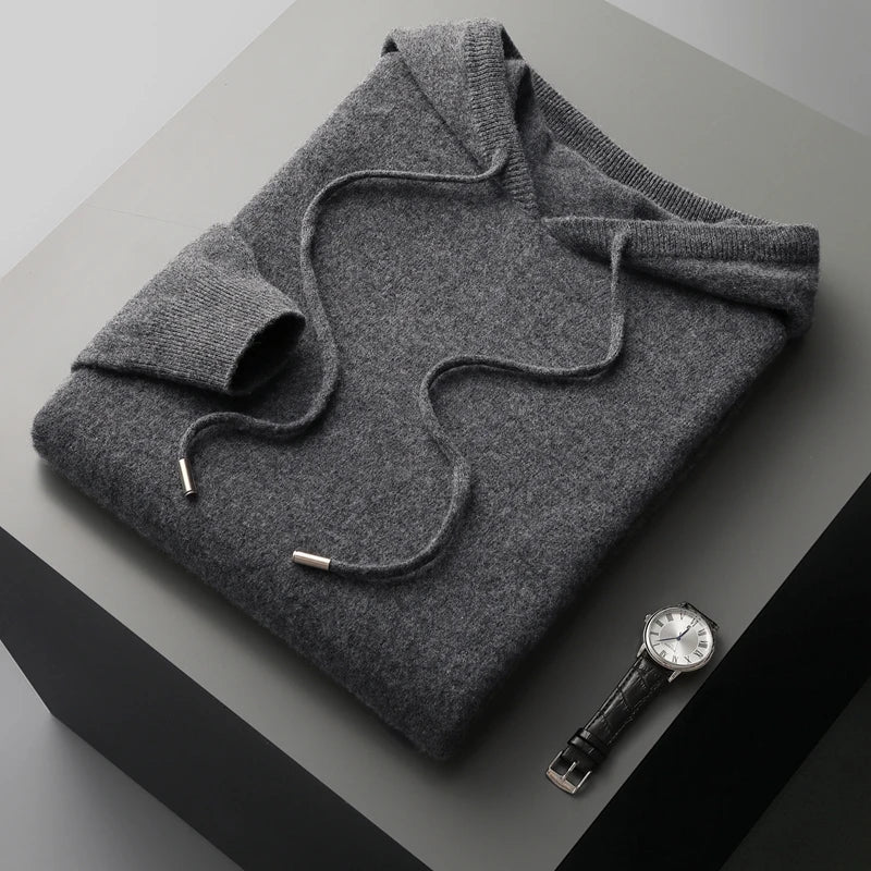 Everyday men's pullover hoodie for ultimate comfort and relaxed, simple style.