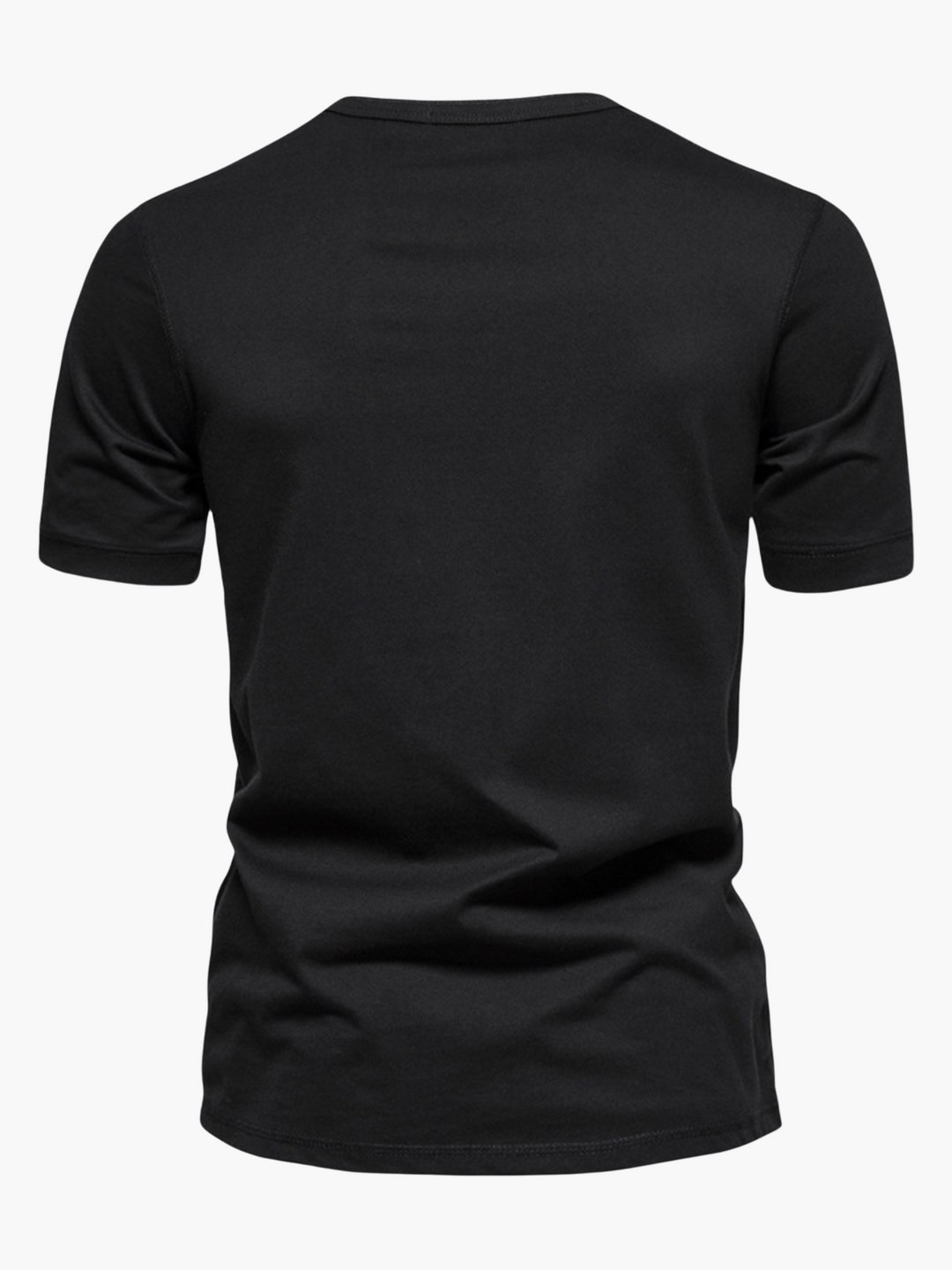 Men's casual short sleeve shirt, button-up front, versatile for warm weather fashion.