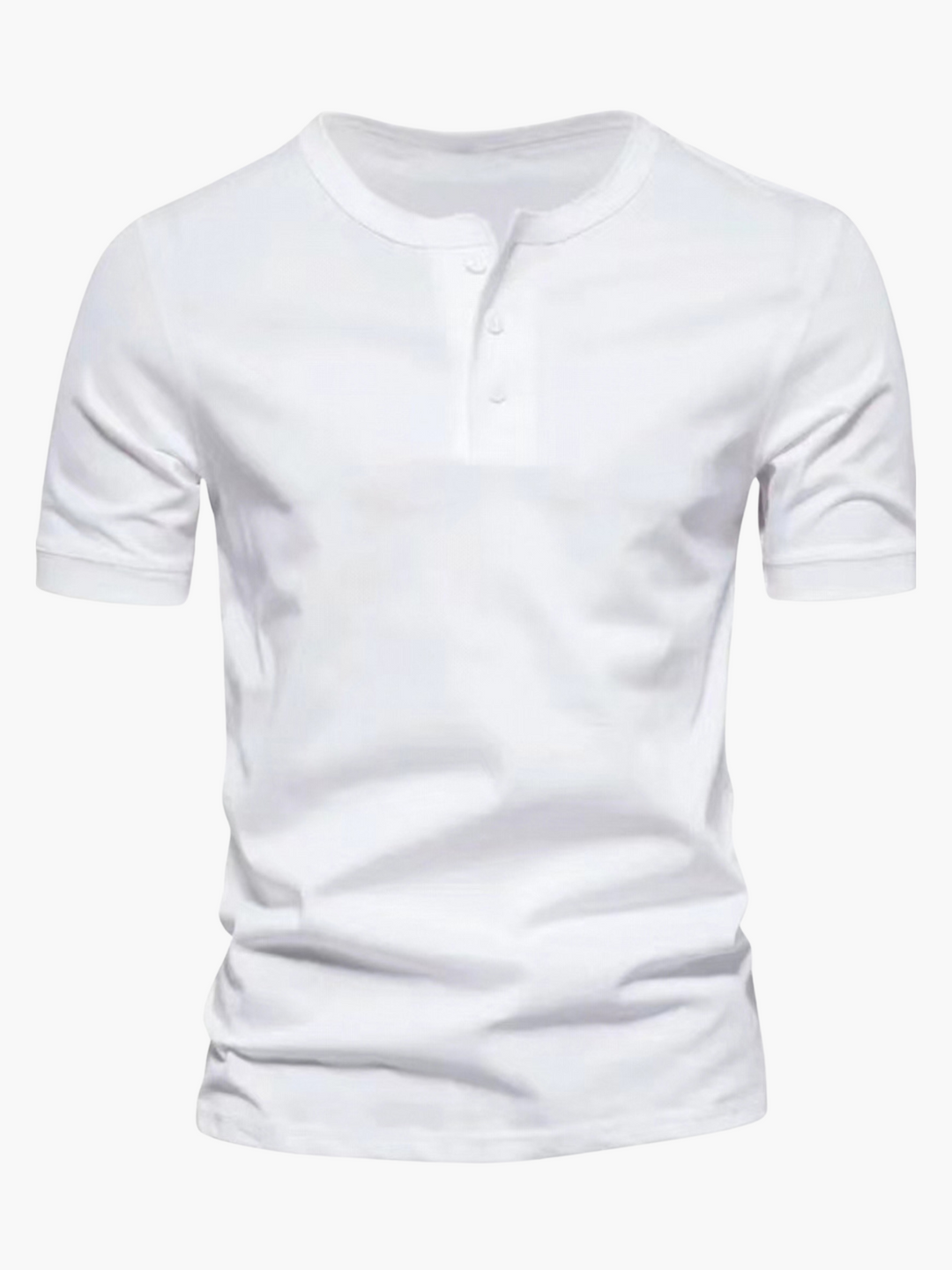 Versatile men's short sleeve button-up shirt, ideal for casual summer fashion and comfort.