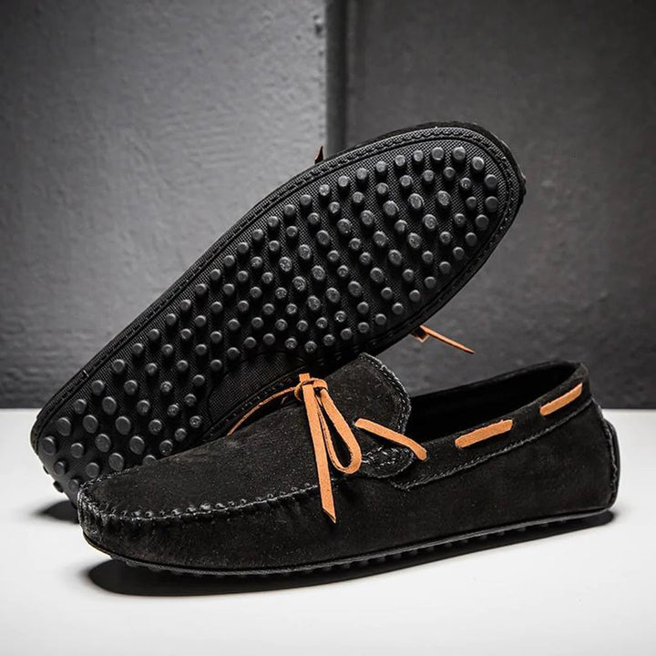 Men's casual slip-on loafers, perfect driving shoes for comfortable everyday wear. Stylish and versatile men's footwear.