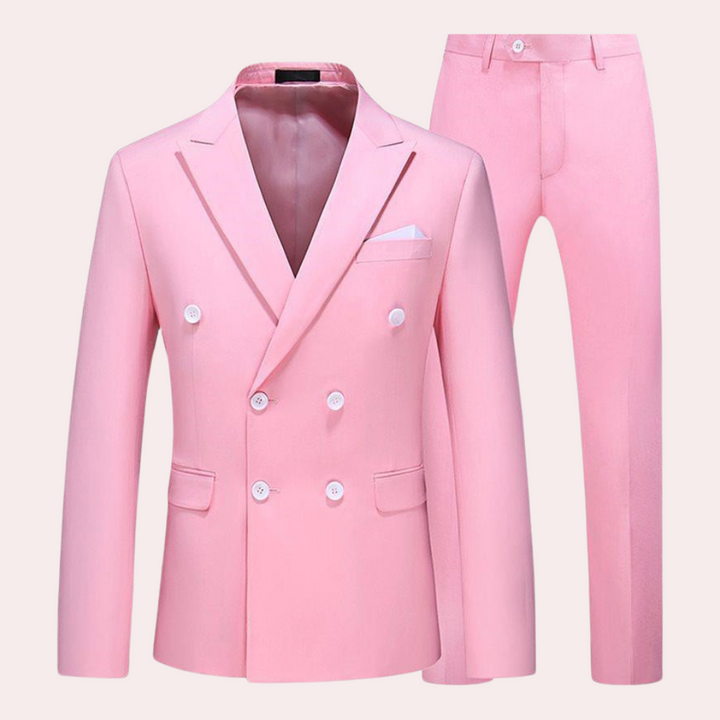 High-quality Vincent classic 2-piece suit set, essential men's clothing for office wear & celebrations.