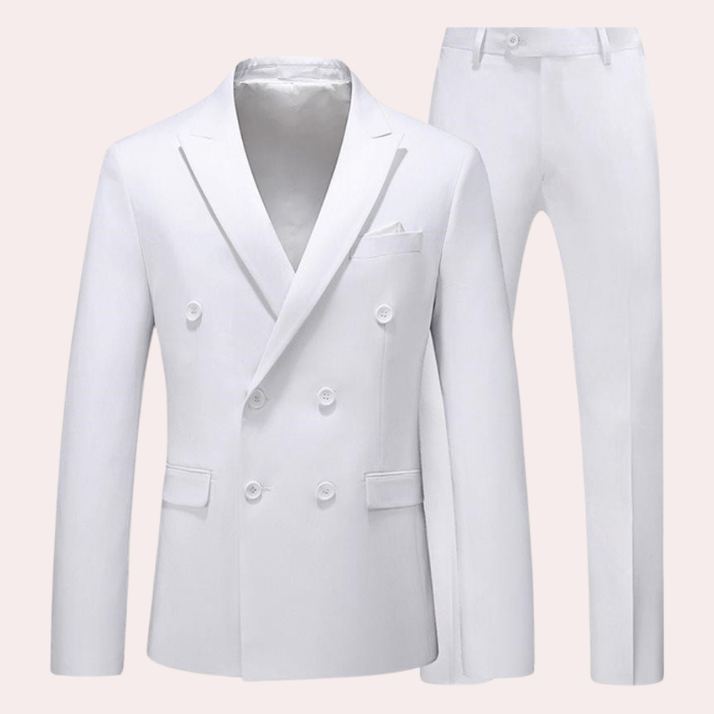Sophisticated Vincent classic 2-piece men's suit, perfect for modern formal wear and business meetings.