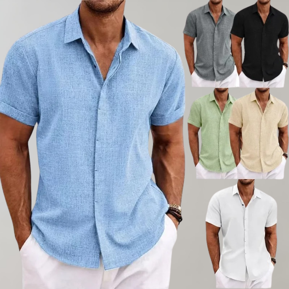 Men's Classic Polo Shirt in a stylish Harrison design, perfect for effortless casual wear with a comfortable button collar.