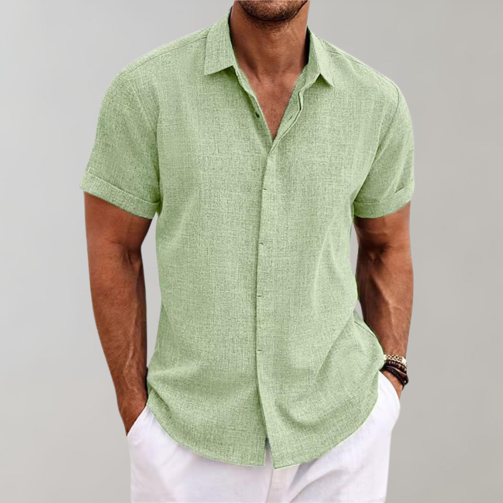 Harrison Classic Men's Polo Shirt, a comfortable and stylish short-sleeve top for versatile casual and summer wear.