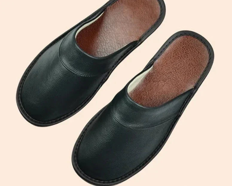 Everyday men's slip-on loafers, offering classic style and comfort for home or quick errands.