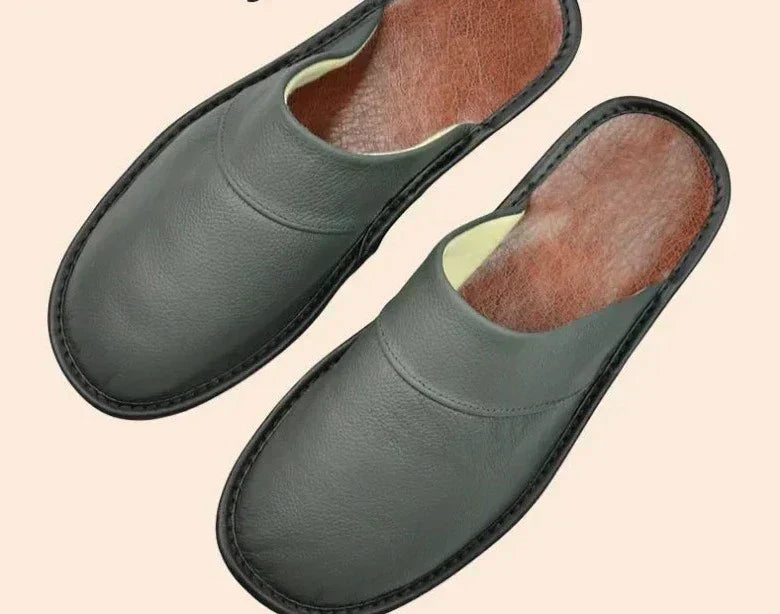 Men's classic slip-on house shoes, designed for all-day comfort, suitable for indoor & light outdoor use.