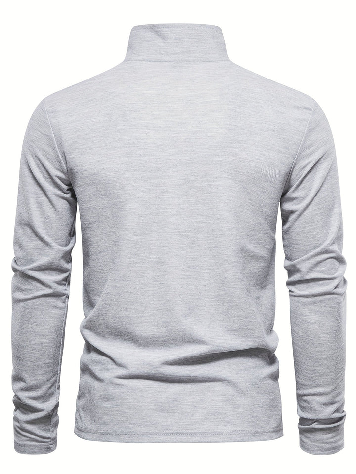 Premium men's long sleeve polo, designed for comfort, durability, and a polished look.