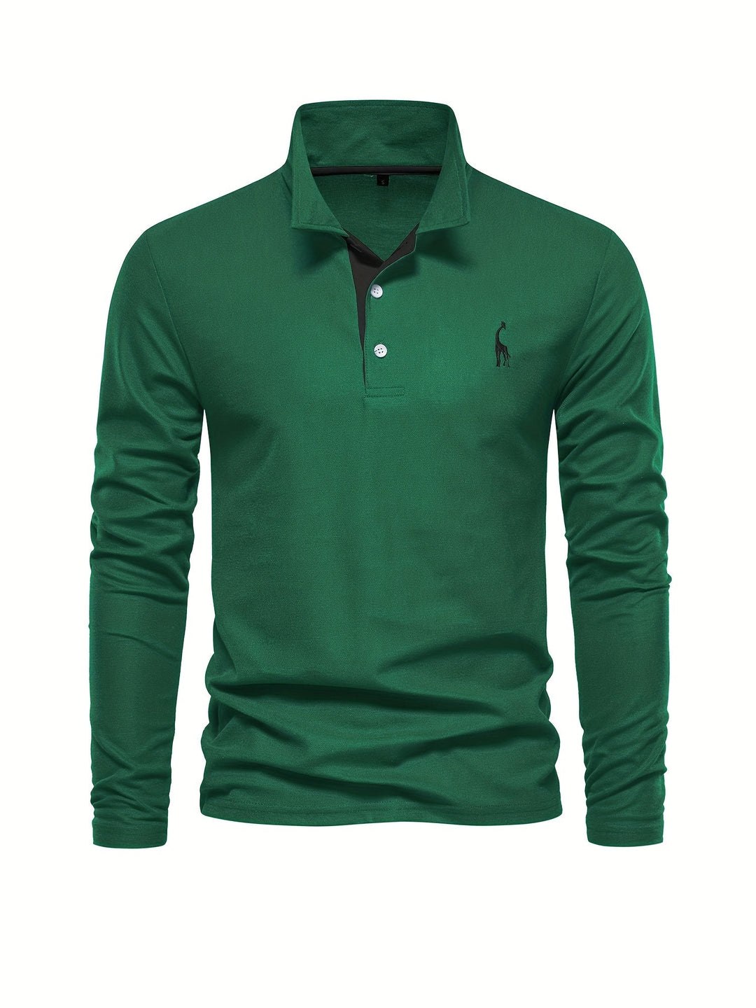 Men's wardrobe essential long sleeve polo, comfortable for any everyday style.