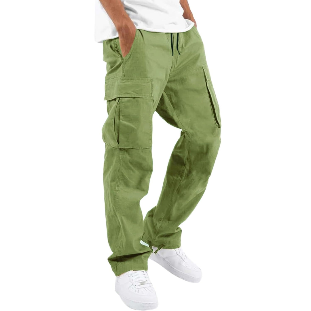 Men's cotton cargo joggers: comfortable, versatile everyday wear. Perfect for active lifestyles.