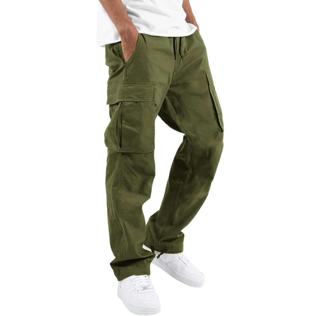 Men's fashion cargo joggers: perfect casual bottoms for streetwear or an active, comfortable look.