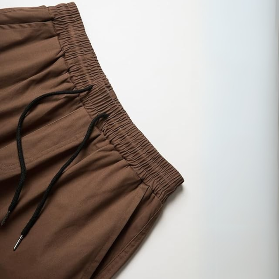 Men's everyday cotton cargo joggers, combining activewear functionality with stylish casual comfort.