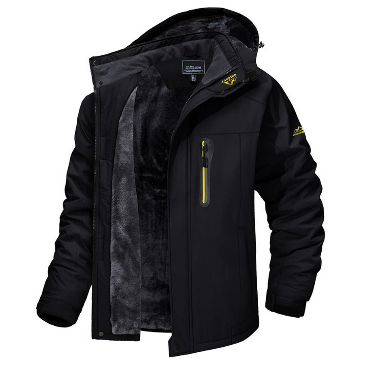 Durable men's Everest outdoor winter jacket, water-resistant, perfect for hiking & snow.