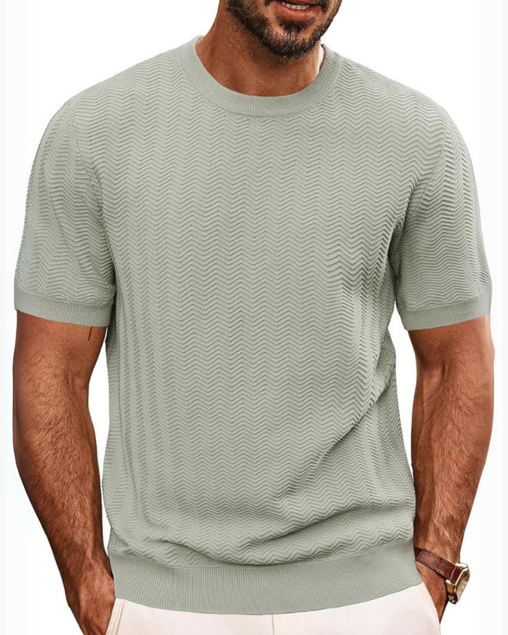 Classic men's round neck t-shirt. Ultra-soft comfort tee, ideal for everyday wear & casual style.