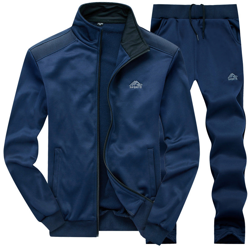 Blue Men's Finn tracksuit, a stylish modern athletic set for men, ideal as a casual outfit or comfort wear.