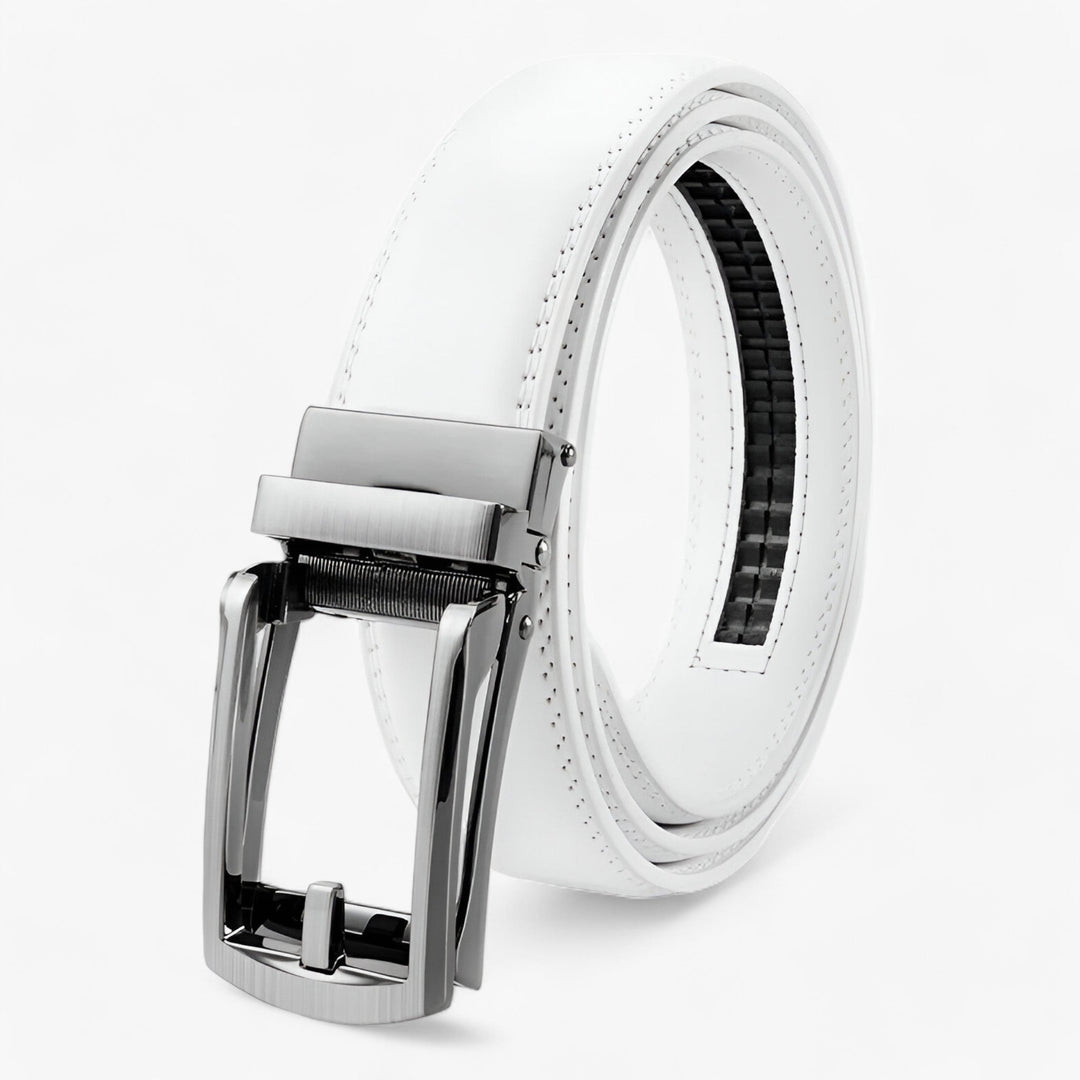 High-quality men's cowhide leather belt, a premium accessory offering a versatile and durable fashion statement.