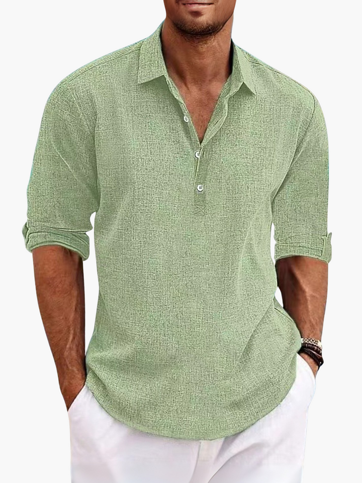 Men's lightweight short sleeve polo shirt, perfect for summer casual wear, resort, or vacation. Warm weather fashion.