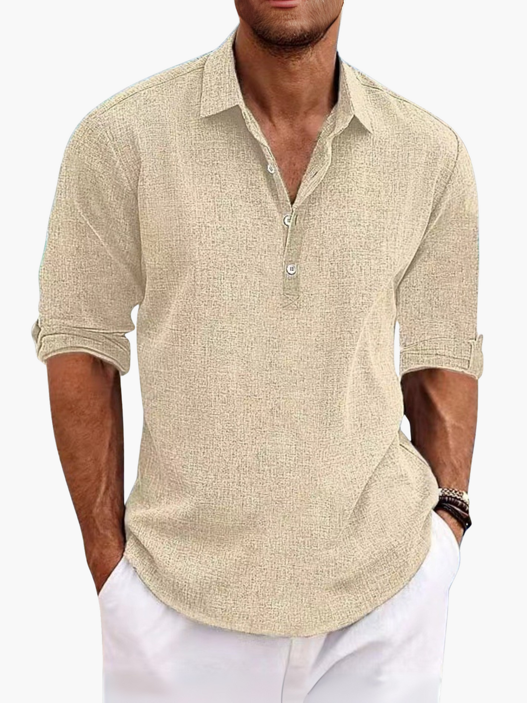 Essential men's lightweight short sleeve polo. Your go-to summer shirt for casual outings & vacation fashion.