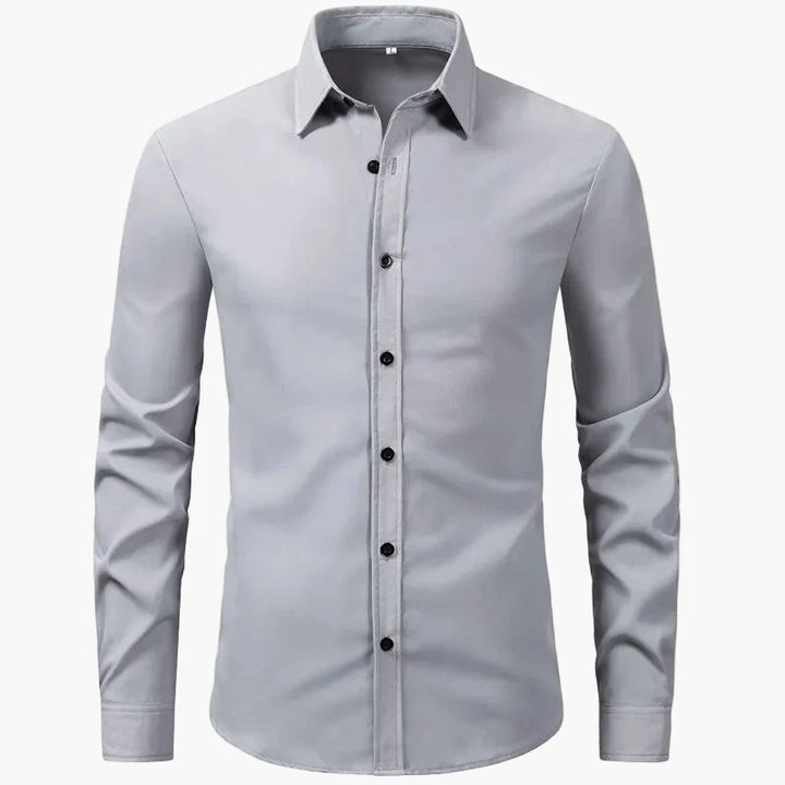 Men's versatile long sleeve button-up dress shirt. Perfect for formal, casual, office, or work business attire.