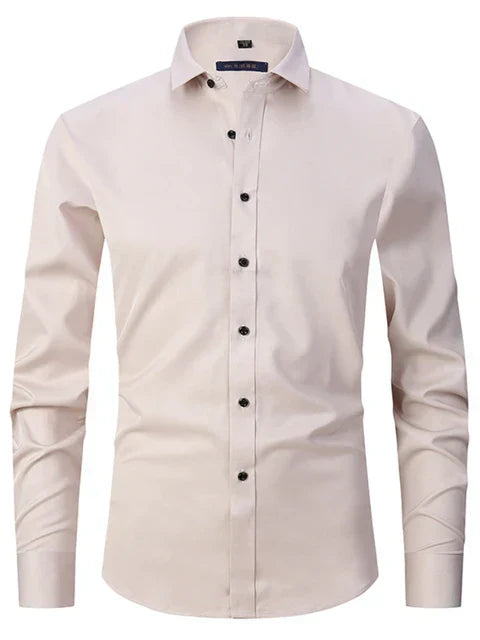 Comfortable men's stretch dress shirt, Noah, ensuring freedom of movement for office and daily activities.