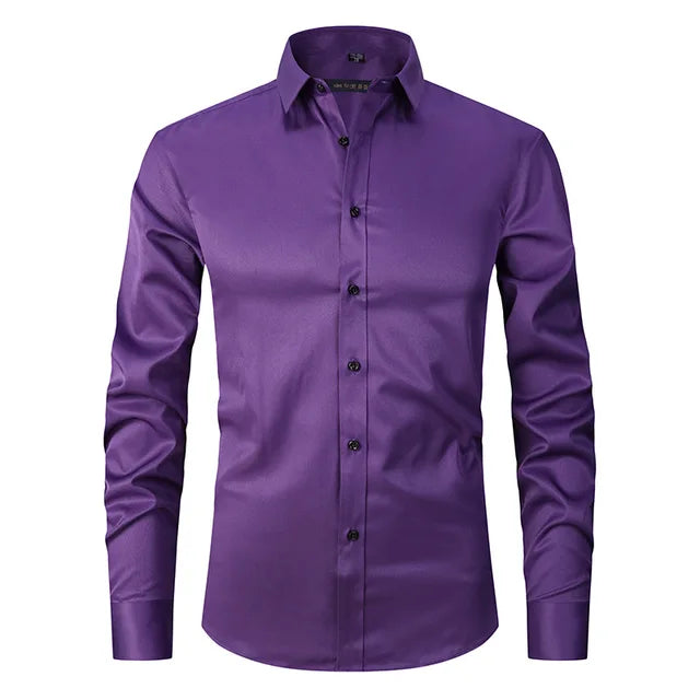 Versatile men's Noah dress shirt, perfect for formal events, business meetings, or smart casual occasions.