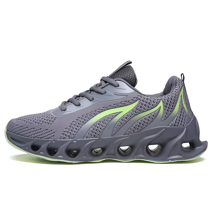 Men's orthopedic walking and running shoes with arch support for pain relief and improved foot health.