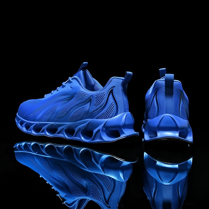 Comfortable men's running shoes with orthopedic arch support and non-slip sole for active lifestyles.