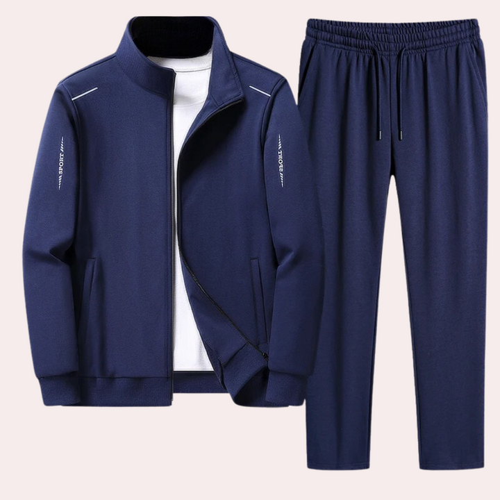 Men's Owen Ultimate Comfort Tracksuit. Relaxed fit two-piece set for active lifestyles & casual wear.