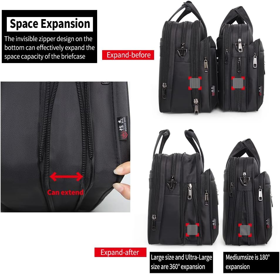 Rugged men's canvas laptop work bag. Professional briefcase & tote for organized business travel.
