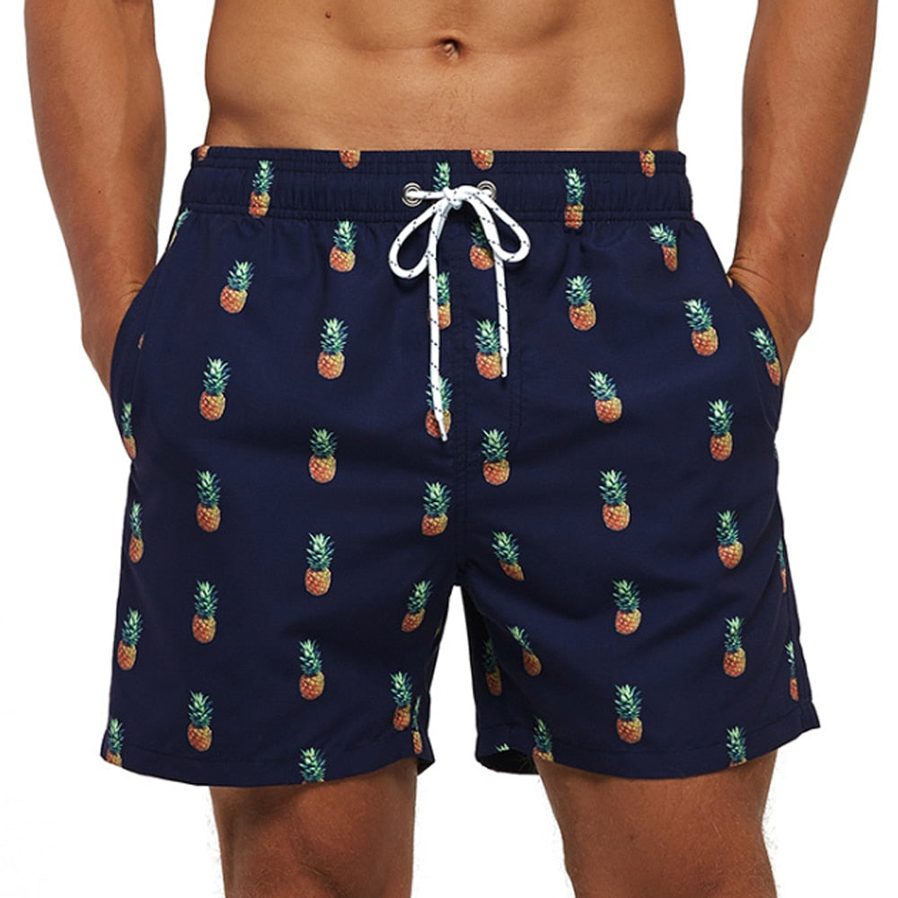 Classic men's quick-dry swimming shorts, ultimate summer apparel for active lifestyles.