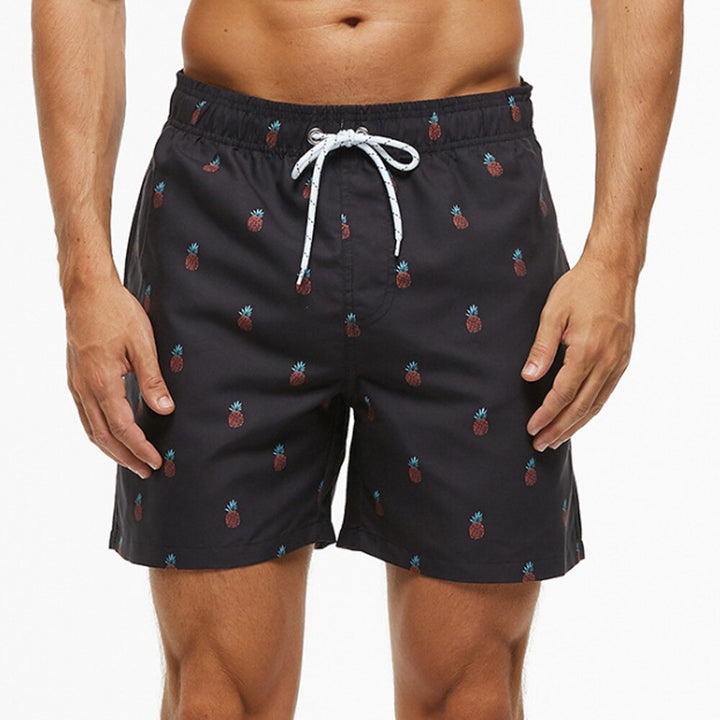 Quick-dry men's swimwear, perfect for poolside relaxing or active summer days.