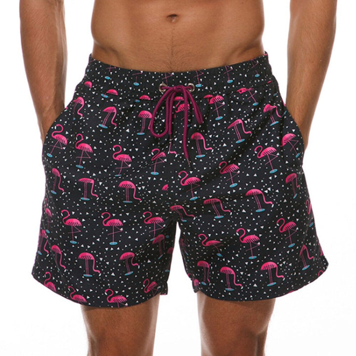 Durable men's quick-dry swimming shorts, great for beach, surfing, or summer sports.