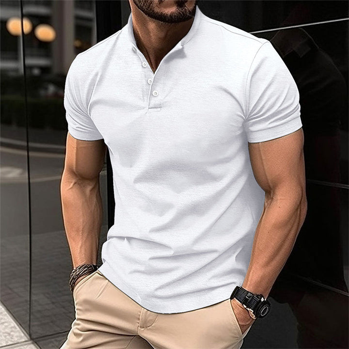 Timeless men's Marcus polo shirt, ideal for smart casual wear, summer outfits, and versatile everyday style.