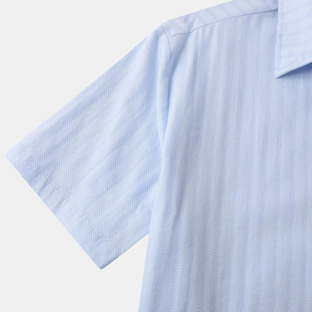 Classic men's short sleeve button-down shirt. Perfect blend of comfort, style & casual wear.
