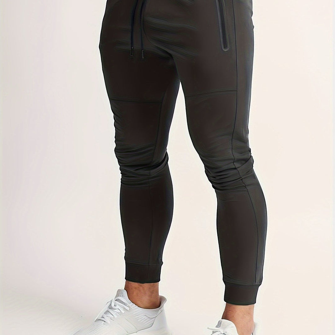 Comfortable slim fit joggers for men, ideal for workouts or everyday wear.