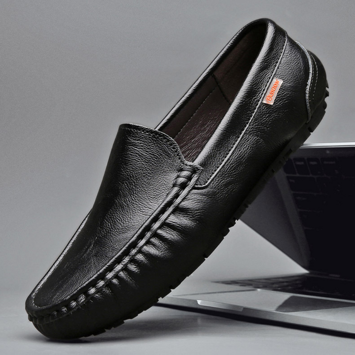 Comfortable men's slip-on work loafers for effortless professional style, versatile for office & business casual.