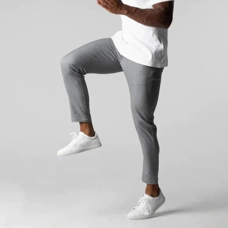 Classic men's chino pants with stretch for ultimate comfort & movement. Perfect for smart casual to everyday style.