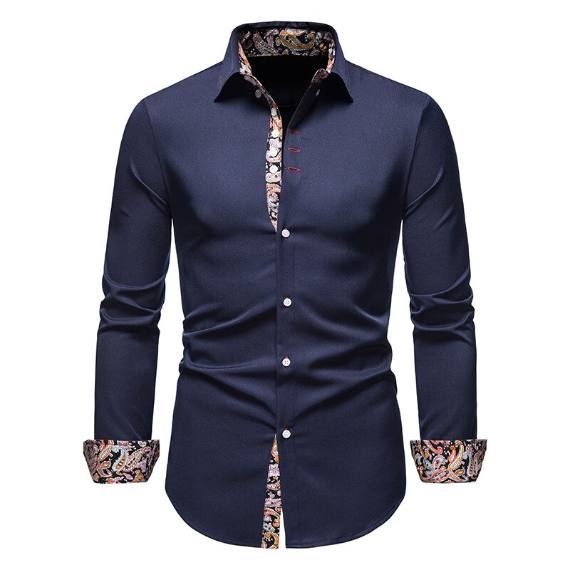 Arvid men's slim fit long sleeve dress shirt, a classic choice for modern business casual and smart casual outfits.