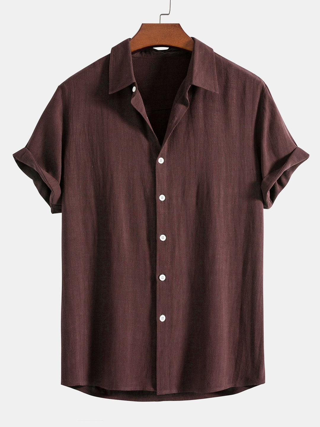 Beach-ready men's shirt shorts set. Relaxed fit, perfect for vacation, resort, or summer casual.