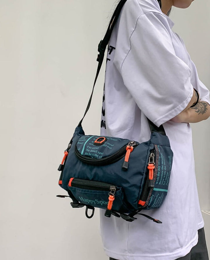 Functional men's water-resistant waist pack, great for outdoor adventures & travel.